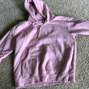 Glossier pink hoodie!